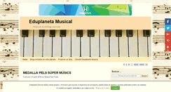 Desktop Screenshot of eduplanetamusical.es